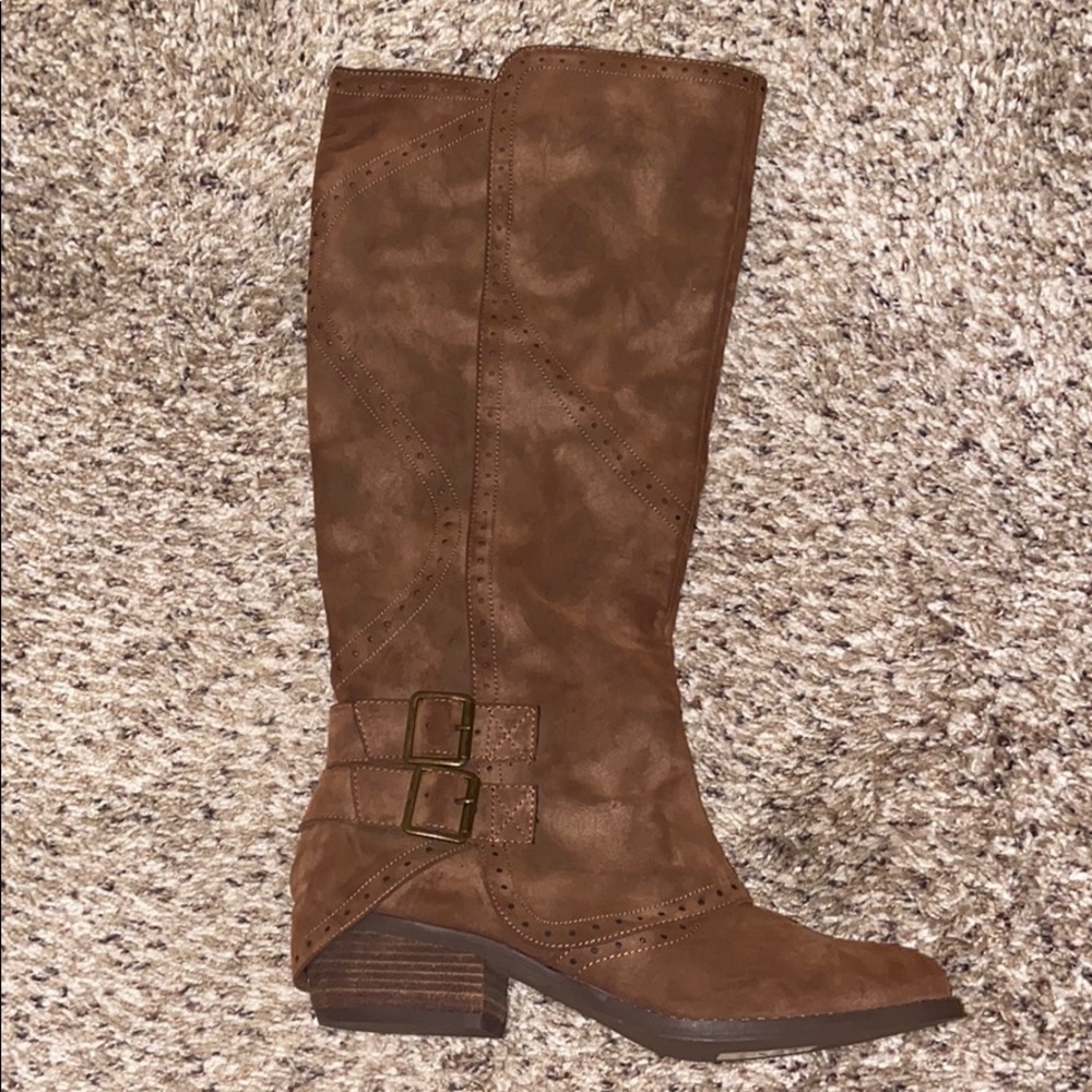 Blaire Brown Knee High Boots